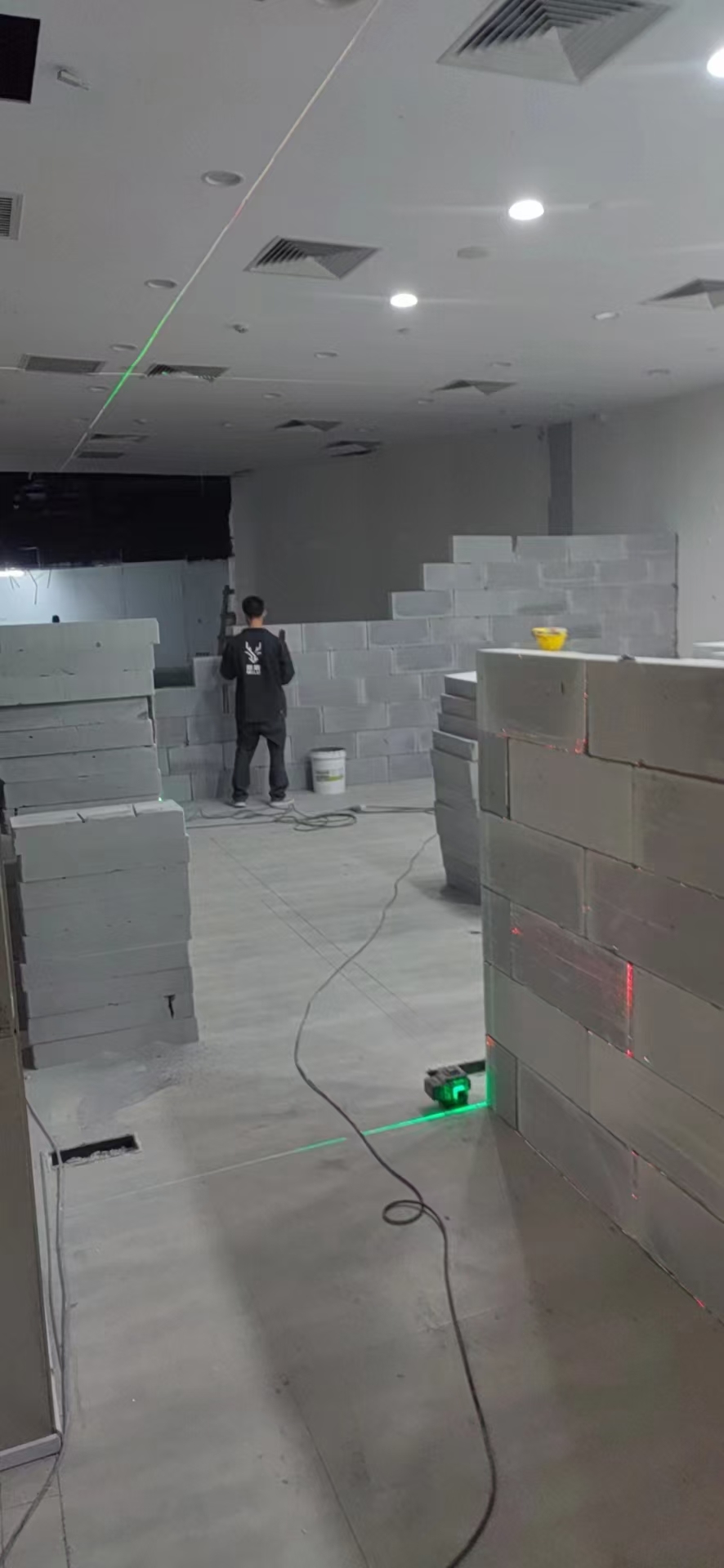 轻质砖隔墙图片